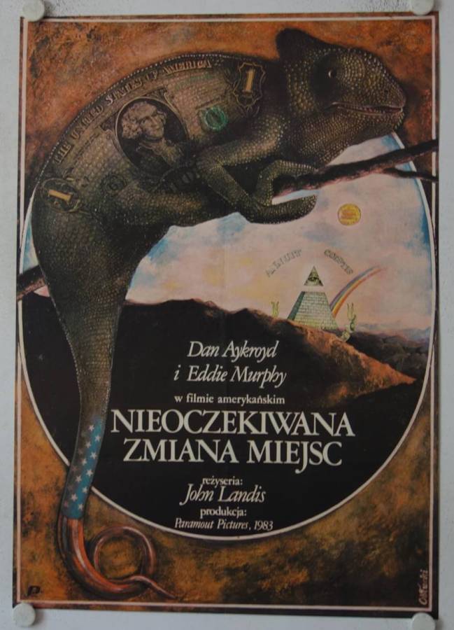 Die Glücksritter originales polnisches Filmplakat